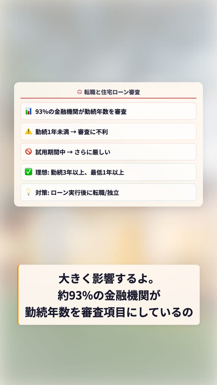 転職と住宅ローン審査の関係
