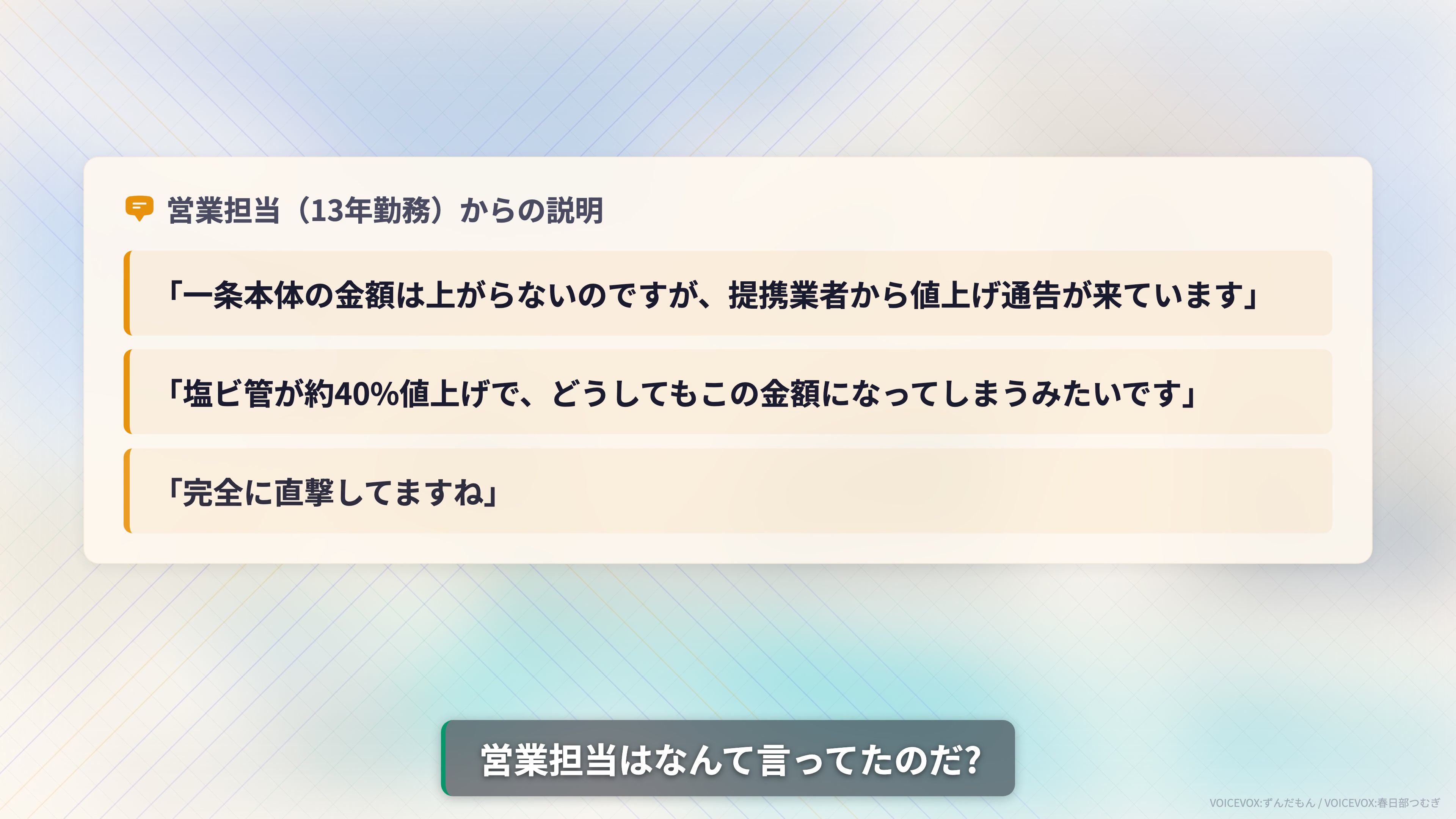 ナフサ高騰から塩ビ管値上げ、水道工事費上昇までの流れ